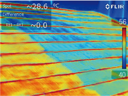 遮熱性比較_サーモグラフィーアップ