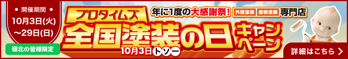 プロタイムズ全国塗装の日キャンペーン