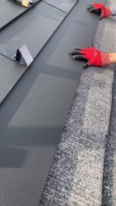 敦賀市の外壁塗装工事（【シーガード】平板スレート屋根の新しいメンテナンス方法）